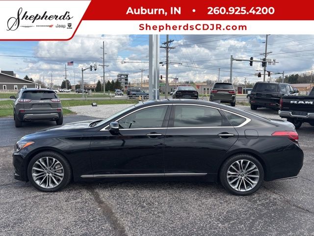 Caspian Black 2015 Hyundai Genesis Sedan 8-Speed Automatic