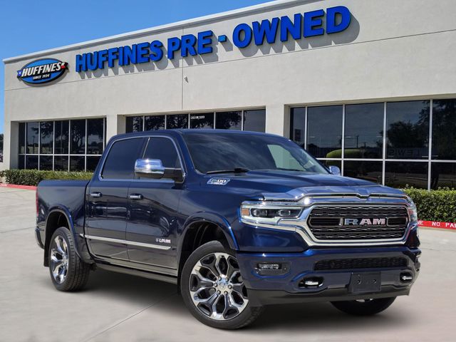 Patriot Blue Pearlcoat 2020 RAM 1500 Limited Crew Cab 4WD Pickup Truck Four-Wheel Drive 8-Speed Automatic