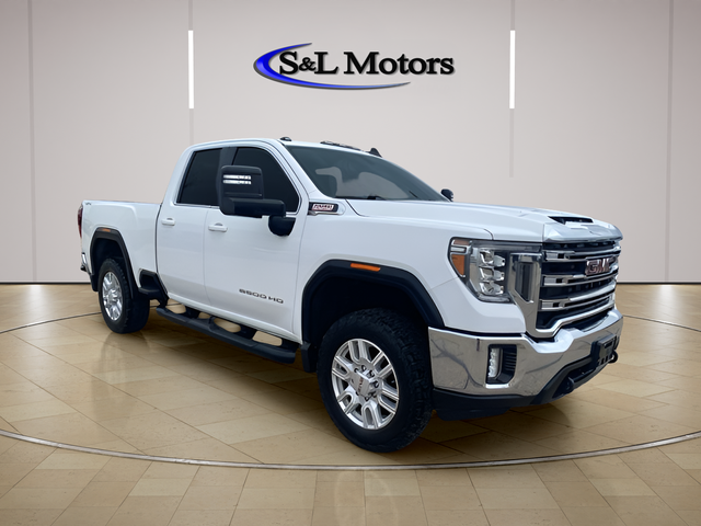 Summit White 2022 GMC Sierra 2500HD Pickup Truck Four-Wheel Drive Automatic