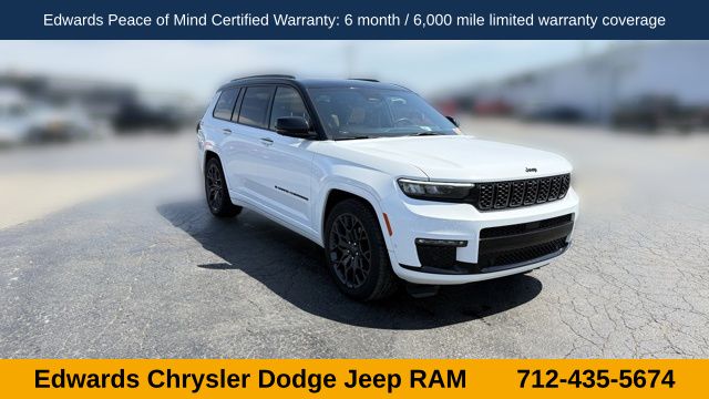 Bright White Clearcoat 2025 Jeep Grand Cherokee L SUV / Crossover Four-Wheel Drive 8-Speed Automatic