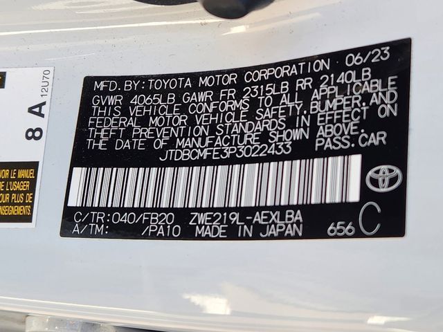 2023 Toyota Corolla Hybrid LE 35