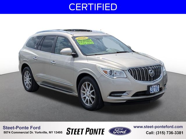 Sparkling Silver Metallic 2016 Buick Enclave SUV / Crossover All-Wheel Drive 6-Speed Automatic Overdrive