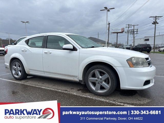 Bright White Clearcoat 2013 Dodge Avenger SXT FWD Sedan Front-Wheel Drive 6-Speed Automatic