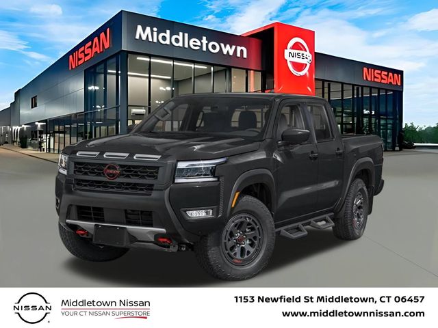 Super Black 2026 Nissan Frontier Pickup Truck Four-Wheel Drive 9-Speed Automatic Overdrive
