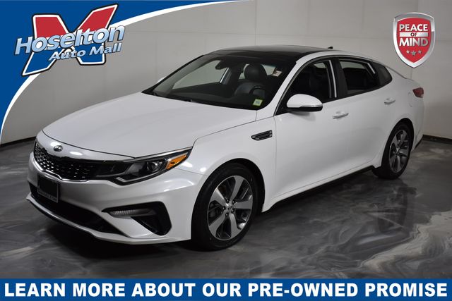 Snow White Pearl 2019 Kia Optima S FWD Sedan Front-Wheel Drive 6-Speed Automatic
