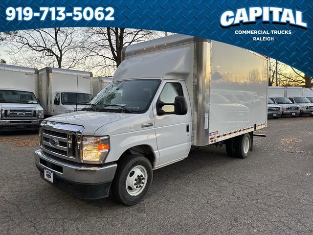 New 2025 White Ford 14FT BOX/SIDE DOOR image 4