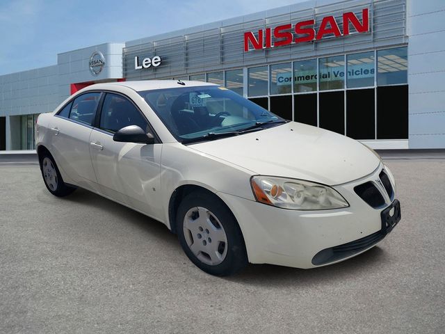 Ivory White 2008 Pontiac G6 Value Leader Sedan Front-Wheel Drive 4-Speed Automatic Overdrive