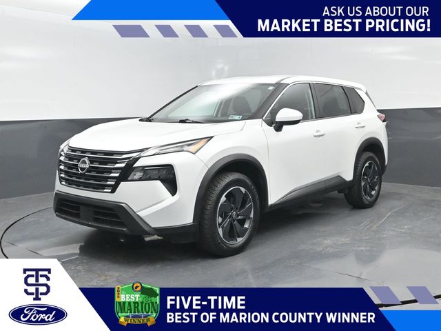 Everest White Pearl 2025 Nissan Rogue SUV / Crossover All-Wheel Drive Continuously Variable Transmission