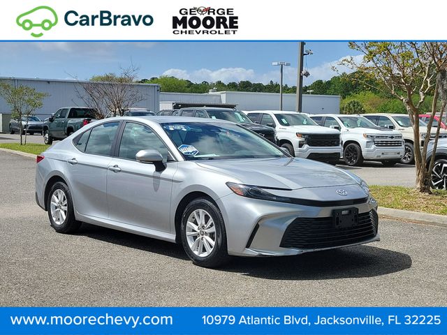 Celestial Silver 2025 Toyota Camry LE FWD Sedan Front-Wheel Drive Continuously Variable Transmission