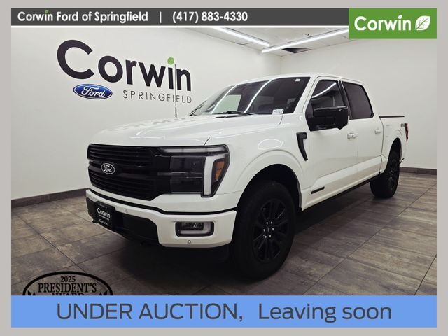 Star White Metallic Tri-Coat 2025 Ford F-150 Pickup Truck Four-Wheel Drive Automatic