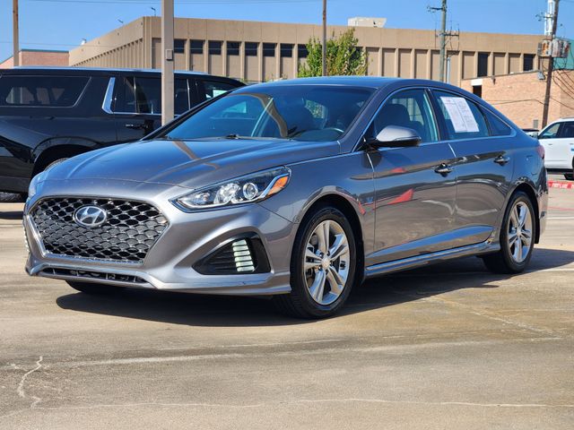2019 Hyundai Sonata Sport Gray at Texan Dodge Chrysler Jeep Ram
