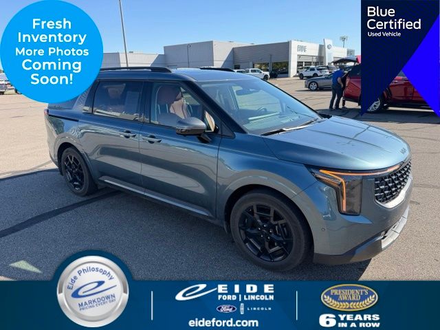 Astra Blue 2025 Kia Carnival Hybrid Minivan Front-Wheel Drive 6-Speed Automatic