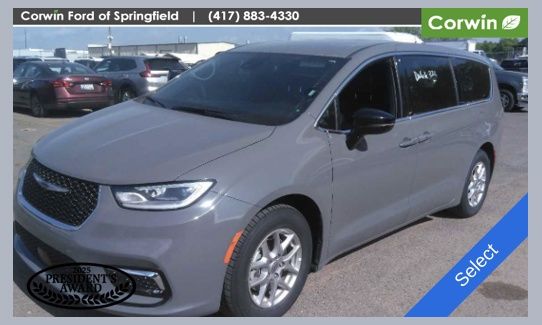 Ceramic Gray Clearcoat 2025 Chrysler Pacifica Minivan Front-Wheel Drive 9-Speed Automatic