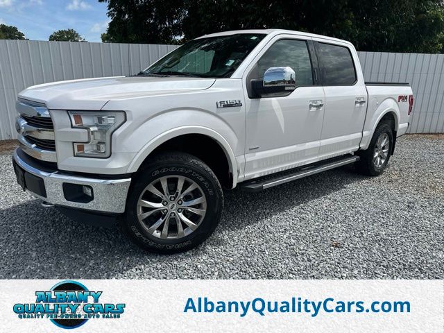 White Platinum Clearcoat Metallic 2015 Ford F-150 Pickup Truck Four-Wheel Drive 6-Speed Automatic