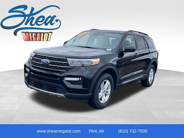 Black 2023 Ford Explorer XLT AWD SUV / Crossover All-Wheel Drive 10-Speed Automatic