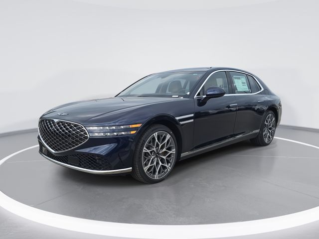 Capri Blue 2026 Genesis G90 3.5T e-Supercharger AWD Sedan All-Wheel Drive 8-Speed Automatic