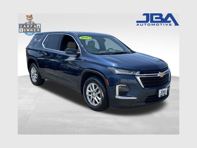 Blue Metallic 2023 Chevrolet Traverse SUV / Crossover Front-Wheel Drive 9-Speed Automatic