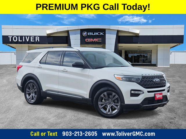 White Metallic 2024 Ford Explorer SUV / Crossover Rear-Wheel Drive Automatic