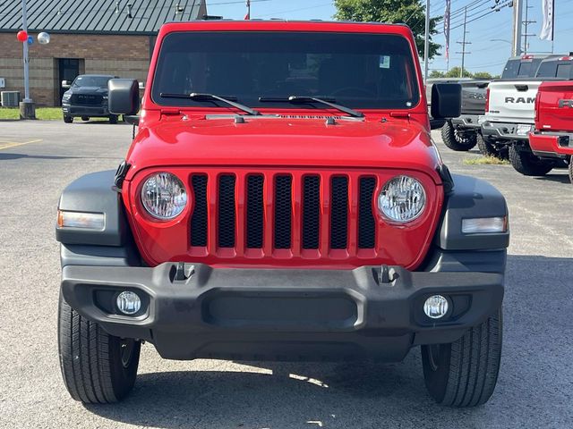 Used 2022 Red Jeep Unlimited Sport S image 2
