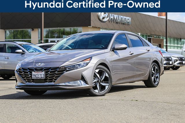 Fluid Metal 2023 Hyundai Elantra Limited FWD Sedan Front-Wheel Drive Continuously Variable Transmission