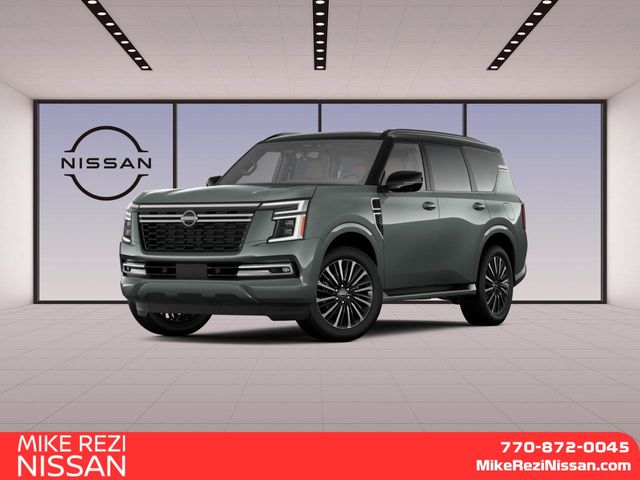 Black (Alpine Metallic/Super Blk) 2026 Nissan Armada SUV / Crossover Four-Wheel Drive 9-Speed Automatic