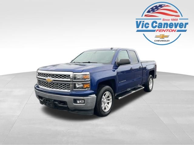 Blue Topaz Metallic 2014 Chevrolet Silverado 1500 LT Double Cab 4WD Pickup Truck Four-Wheel Drive 6-Speed Automatic Overdrive