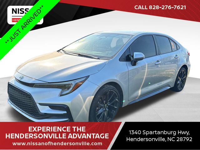Classic Silver Metallic 2024 Toyota Corolla SE FWD Sedan Front-Wheel Drive Continuously Variable Transmission
