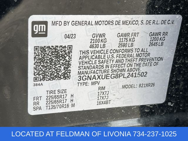 Used 2023 Chevrolet Equinox For Sale in Livonia, MI