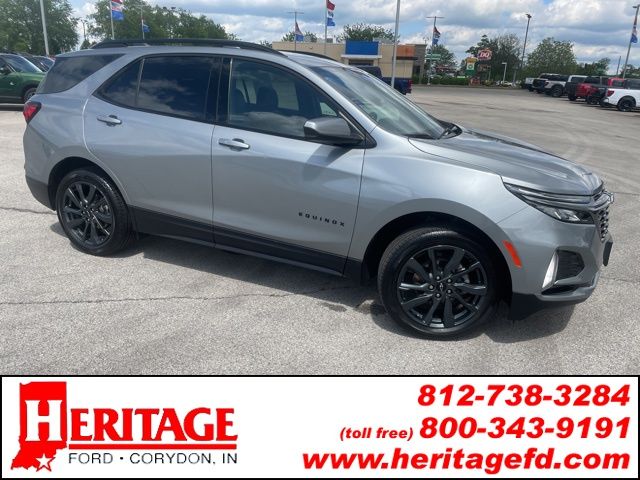 Sterling Gray Metallic 2023 Chevrolet Equinox RS with 1RS AWD SUV / Crossover Four-Wheel Drive 6-Speed Automatic Overdrive