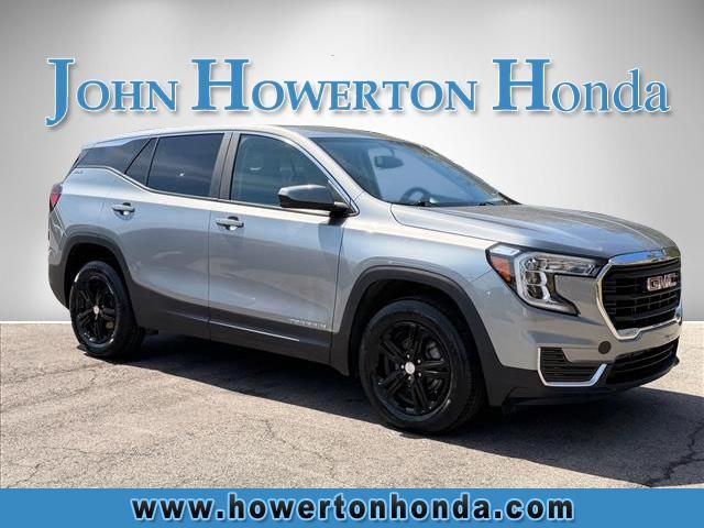 Sterling Metallic 2023 GMC Terrain SLE AWD SUV / Crossover All-Wheel Drive 9-Speed Automatic