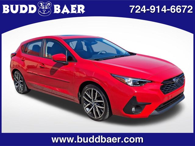 Pure Red 2024 Subaru Impreza Sport AWD Wagon All-Wheel Drive Continuously Variable Transmission