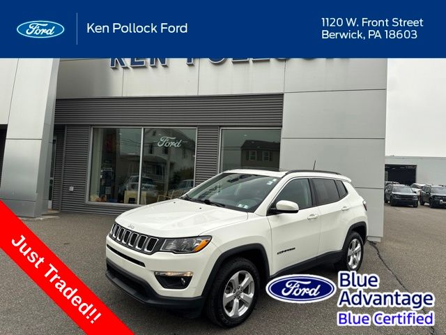 White Clearcoat 2021 Jeep Compass SUV / Crossover Four-Wheel Drive 9-Speed Automatic