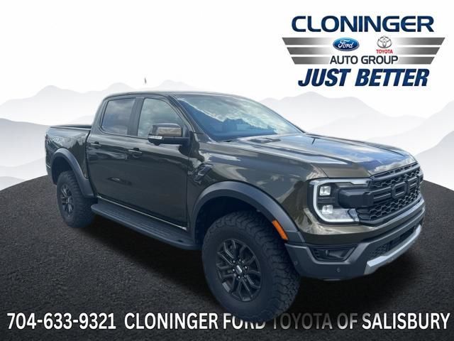 Green Metallic 2024 Ford Ranger Pickup Truck Four-Wheel Drive Automatic
