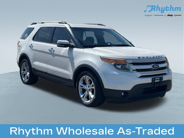 White Platinum Clearcoat Metallic 2013 Ford Explorer SUV / Crossover Front-Wheel Drive 6-Speed Automatic