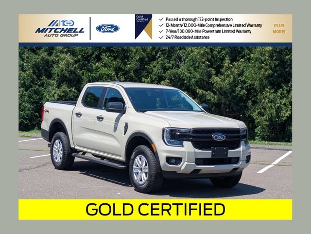 Desert Sand 2025 Ford Ranger Pickup Truck Four-Wheel Drive Automatic