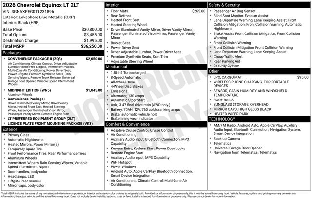 Used 2026 Chevrolet Equinox SUV