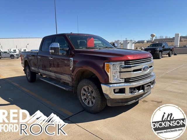 Bronze 2017 Ford F-350 Super Duty Lariat Crew Cab 4WD Pickup Truck Four-Wheel Drive 6-Speed Automatic