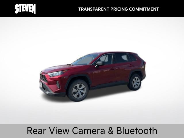 Red 2022 Toyota RAV4 LE AWD SUV / Crossover All-Wheel Drive 8-Speed Automatic