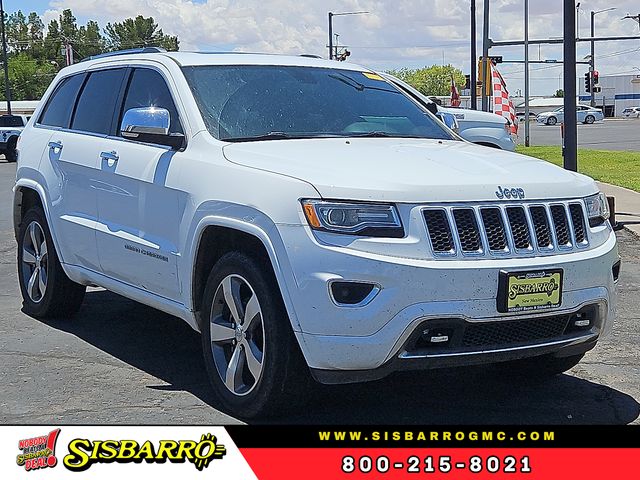 Bright White Clearcoat 2015 Jeep Grand Cherokee Overland 4WD SUV / Crossover Four-Wheel Drive 8-Speed Automatic