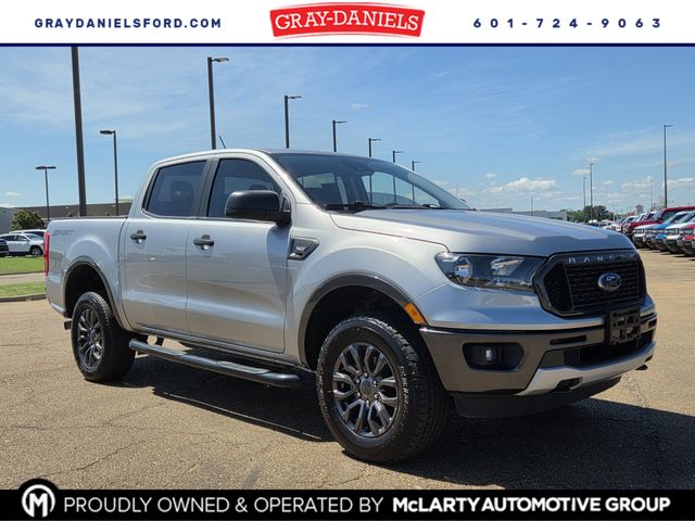 Silver Metallic 2020 Ford Ranger XLT SuperCrew RWD Pickup Truck 4X2 Automatic