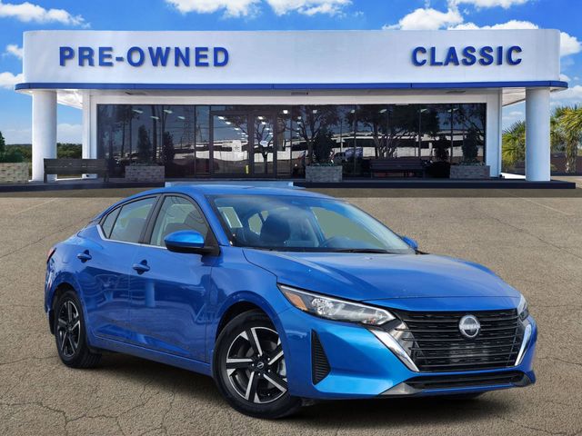 Electric Blue Metallic 2025 Nissan Sentra SV FWD Sedan Front-Wheel Drive Continuously Variable Transmission