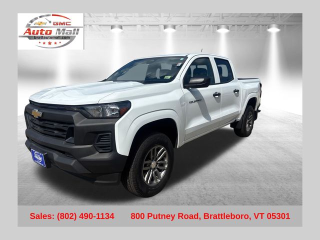 White 2024 Chevrolet Colorado Pickup Truck Four-Wheel Drive 8-Speed Automatic