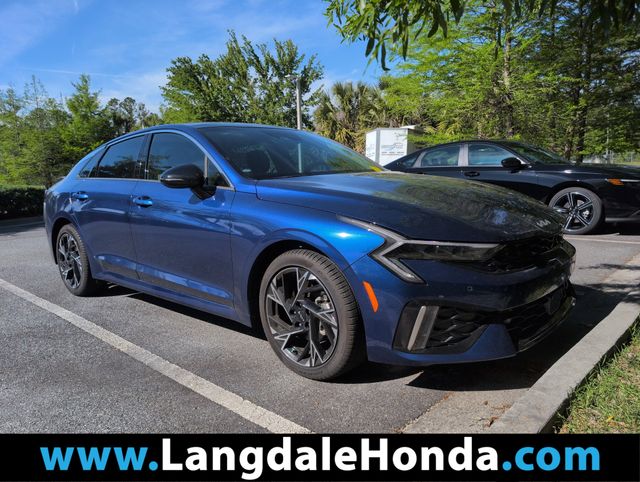 Yacht Blue 2025 Kia K5 GT-Line FWD Sedan Front-Wheel Drive 8-Speed Automatic
