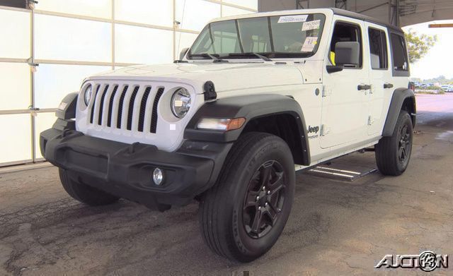 Bright White Clearcoat 2022 Jeep Wrangler SUV / Crossover Four-Wheel Drive 6-Speed Manual
