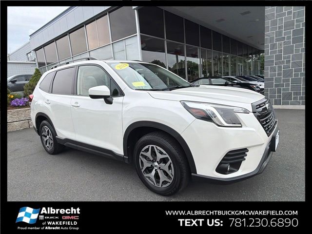 Crystal White Pearl 2024 Subaru Forester SUV / Crossover All-Wheel Drive Continuously Variable Transmission