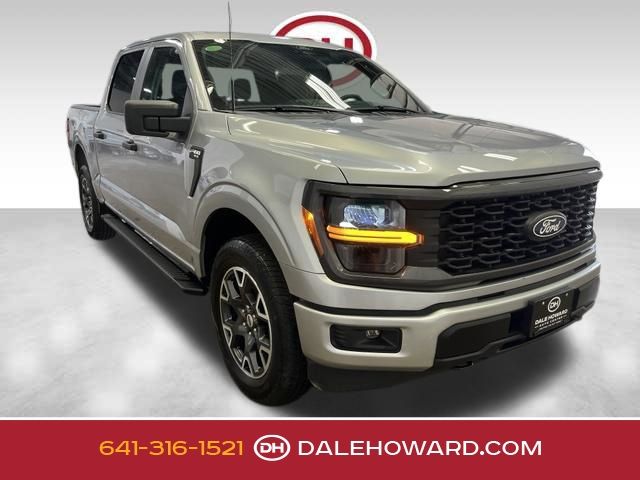 Silver Metallic 2024 Ford F-150 Pickup Truck Four-Wheel Drive Automatic