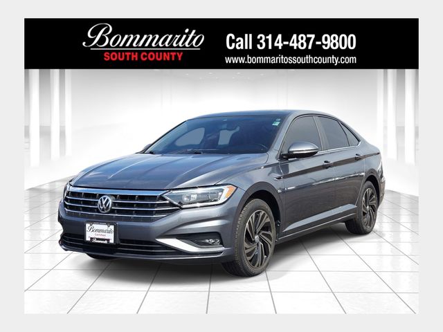 Gray 2019 Volkswagen Jetta SEL Premium FWD Sedan Front-Wheel Drive 8-Speed Automatic