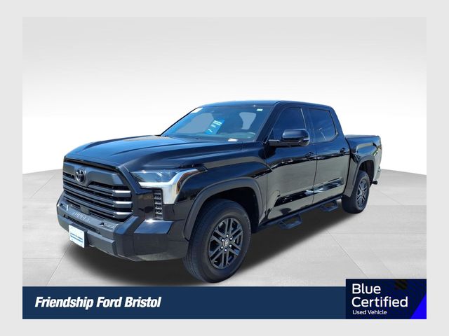 Midnight Black Metallic 2025 Toyota Tundra SR5 CrewMax Cab 4WD Pickup Truck Four-Wheel Drive Automatic