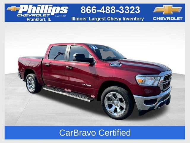 Delmonico Red Pearlcoat 2023 RAM 1500 Big Horn Crew Cab 4WD Pickup Truck Four-Wheel Drive 8-Speed Automatic