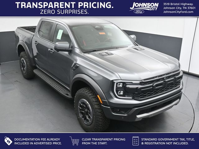Carbonized Gray Metallic 2026 Ford Ranger Raptor SuperCrew 4WD Pickup Truck Four-Wheel Drive Automatic